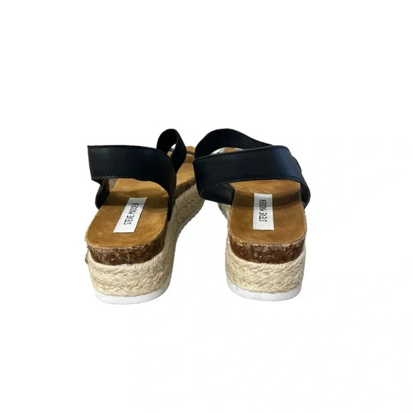 🖤 Steve Madden Jaklin Black Platform‎ Sandal Women’s 8 🖤 - Picture 2 of 4